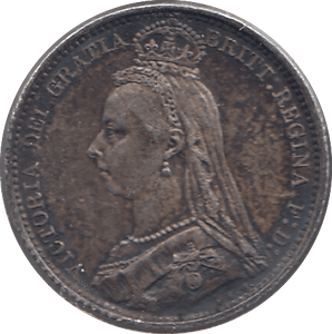 1887 SIXPENCE F88 ( GVF ) - SIXPENCE - Cambridgeshire Coins