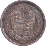 1887 SIXPENCE ( GF ) - SIXPENCE - Cambridgeshire Coins