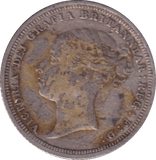 1887 SIXPENCE ( GF ) - SIXPENCE - Cambridgeshire Coins