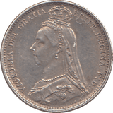 1887 SIXPENCE ( GVF ) - SIXPENCE - Cambridgeshire Coins