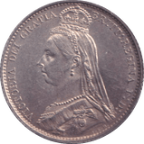 1887 SIXPENCE ( GVF ) - SIXPENCE - Cambridgeshire Coins