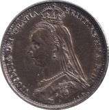 1887 SIXPENCE ( GVF ) - SIXPENCE - Cambridgeshire Coins