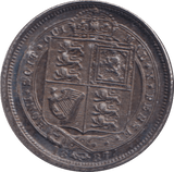 1887 SIXPENCE ( GVF ) - SIXPENCE - Cambridgeshire Coins