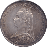 1887 SIXPENCE ( UNC ) - SIXPENCE - Cambridgeshire Coins