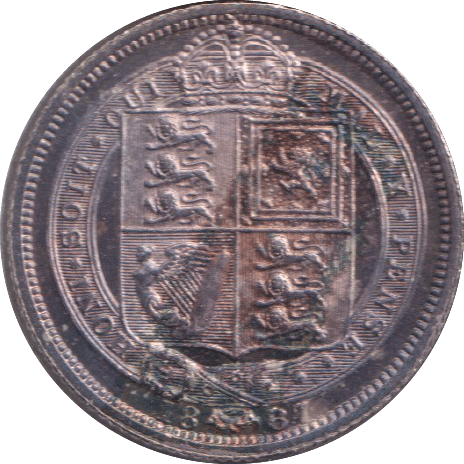 1887 SIXPENCE ( UNC ) - SIXPENCE - Cambridgeshire Coins