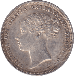 1887 SIXPENCE ( UNC ) - SIXPENCE - Cambridgeshire Coins