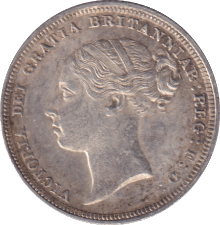 1887 SIXPENCE ( UNC ) - SIXPENCE - Cambridgeshire Coins