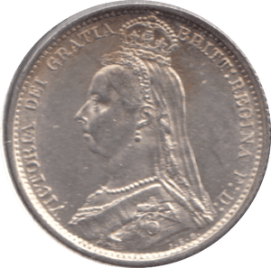 1887 SIXPENCE ( UNC ) - Sixpence - Cambridgeshire Coins