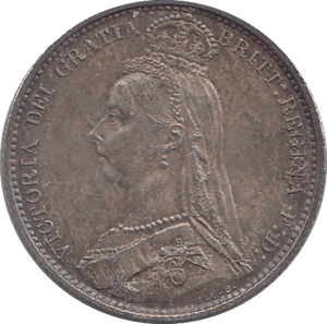 1887 SIXPENCE ( UNC ) - WORLD COINS - Cambridgeshire Coins