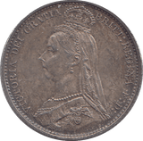 1887 SIXPENCE ( UNC ) - WORLD COINS - Cambridgeshire Coins