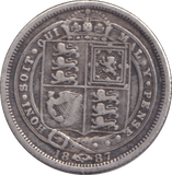 1887 SIXPENCE ( VF ) - SIXPENCE - Cambridgeshire Coins