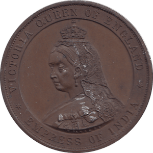 1887 SURBITON JUBILEE COMMEMORATION - WORLD COINS - Cambridgeshire Coins