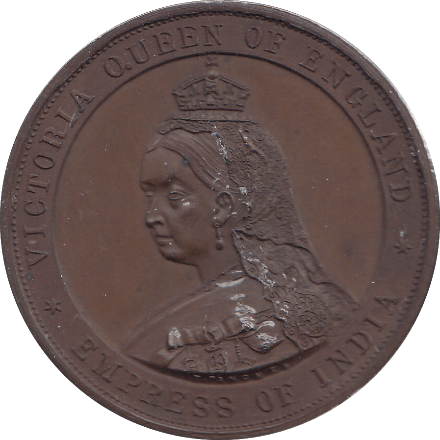 1887 SURBITON JUBILEE COMMEMORATION - WORLD COINS - Cambridgeshire Coins