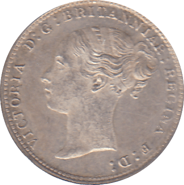 1887 THREEPENCE ( AUNC ) - THREEPENCE - Cambridgeshire Coins