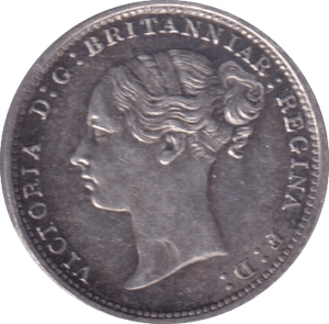 1887 THREEPENCE ( EF ) - Threepence - Cambridgeshire Coins