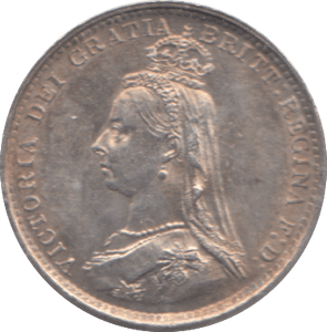 1887 THREEPENCE ( EF ) - THREEPENCE - Cambridgeshire Coins