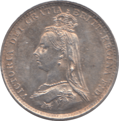 1887 THREEPENCE ( EF ) - THREEPENCE - Cambridgeshire Coins