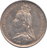 1887 THREEPENCE ( EF ) - THREEPENCE - Cambridgeshire Coins