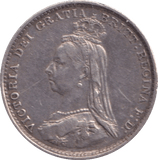 1887 THREEPENCE ( EF ) - Threepence - Cambridgeshire Coins