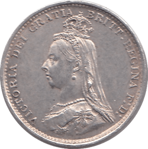 1887 THREEPENCE ( EF ) - THREEPENCE - Cambridgeshire Coins