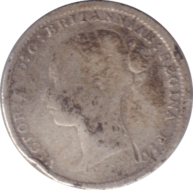 1887 THREEPENCE ( FAIR ) - Threepence - Cambridgeshire Coins
