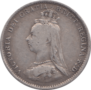 1887 THREEPENCE ( FINE ) - THREEPENCE - Cambridgeshire Coins