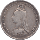 1887 THREEPENCE ( FINE ) - THREEPENCE - Cambridgeshire Coins