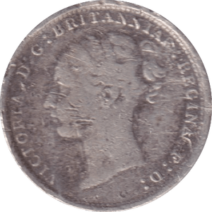 1887 THREEPENCE ( FINE ) - Threepence - Cambridgeshire Coins