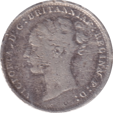 1887 THREEPENCE ( FINE ) - Threepence - Cambridgeshire Coins