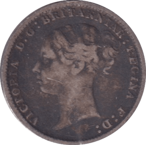 1887 THREEPENCE ( FINE ) - Threepence - Cambridgeshire Coins