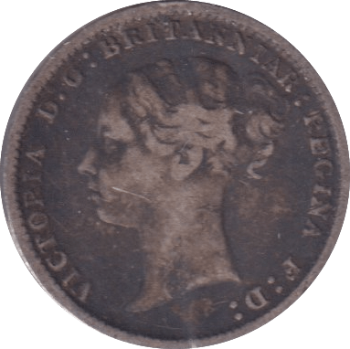 1887 THREEPENCE ( FINE ) - Threepence - Cambridgeshire Coins