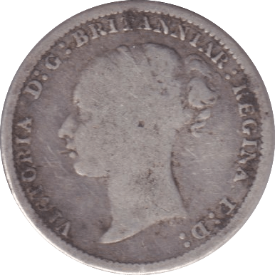 1887 THREEPENCE ( FINE ) - Threepence - Cambridgeshire Coins