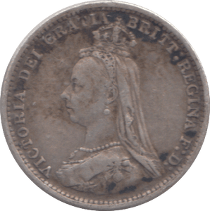1887 THREEPENCE ( GF ) - THREEPENCE - Cambridgeshire Coins