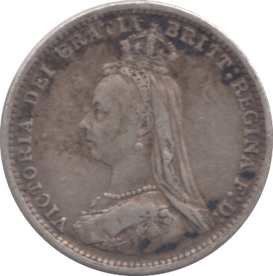 1887 THREEPENCE ( GF ) - THREEPENCE - Cambridgeshire Coins