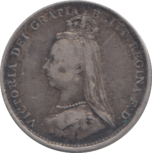 1887 THREEPENCE ( GF ) - THREEPENCE - Cambridgeshire Coins