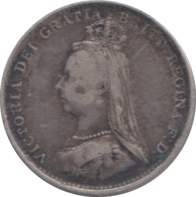 1887 THREEPENCE ( GF ) - THREEPENCE - Cambridgeshire Coins