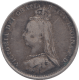 1887 THREEPENCE ( GF ) - THREEPENCE - Cambridgeshire Coins