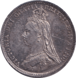 1887 THREEPENCE ( GVF ) - THREEPENCE - Cambridgeshire Coins