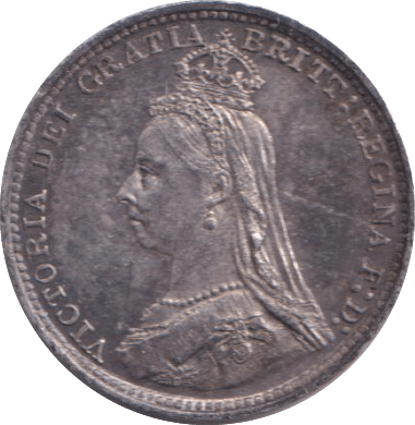 1887 THREEPENCE ( GVF ) - THREEPENCE - Cambridgeshire Coins