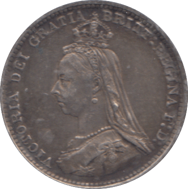 1887 THREEPENCE ( GVF ) - THREEPENCE - Cambridgeshire Coins