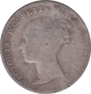 1887 THREEPENCE ( NF ) - THREEPENCE - Cambridgeshire Coins
