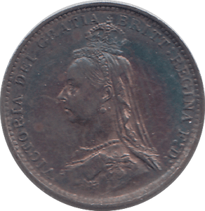 1887 THREEPENCE ( UNC ) 13 - THREEPENCE - Cambridgeshire Coins