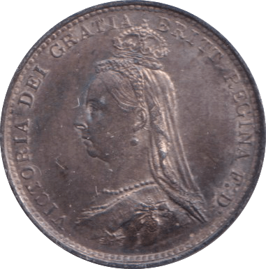 1887 THREEPENCE ( UNC ) - THREEPENCE - Cambridgeshire Coins