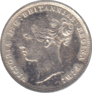 1887 THREEPENCE ( UNC ) - THREEPENCE - Cambridgeshire Coins