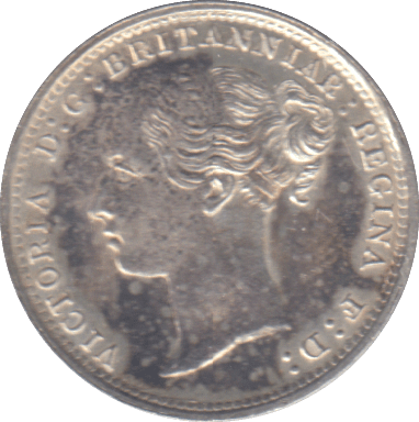 1887 THREEPENCE ( UNC ) - THREEPENCE - Cambridgeshire Coins
