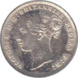 1887 THREEPENCE ( UNC ) - THREEPENCE - Cambridgeshire Coins