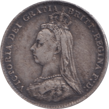 1887 THREEPENCE ( VF ) - Threepence - Cambridgeshire Coins