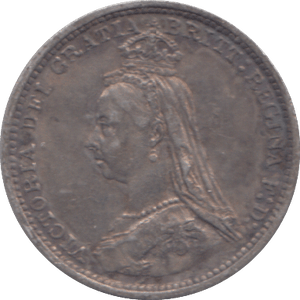 1887 THREEPENCE ( VF ) - THREEPENCE - Cambridgeshire Coins