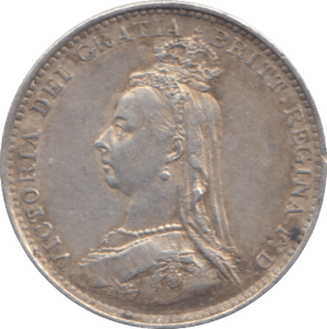 1887 THREEPENCE ( VF ) - THREEPENCE - Cambridgeshire Coins