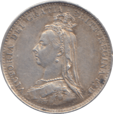 1887 THREEPENCE ( VF ) - THREEPENCE - Cambridgeshire Coins